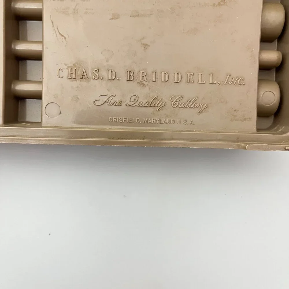 Vintage Carvel Hall Fork & Steak Knife Set By‎ Briddell, retro kitchenware mcm